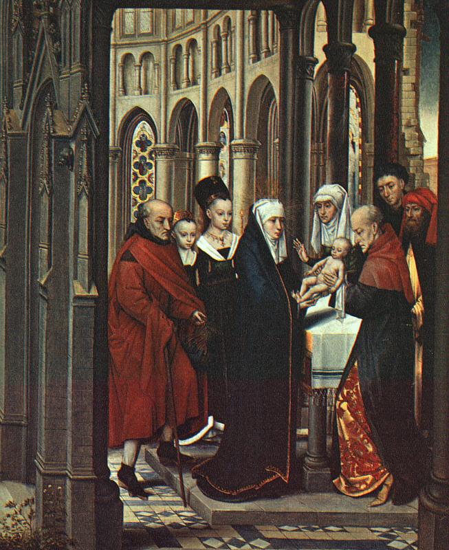 MEMLING, Hans The Presentation in the Temple ag oil painting image
